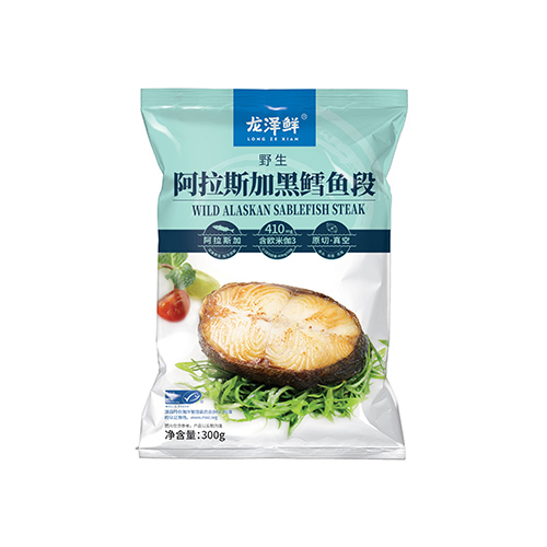 野生阿拉斯加黑鱈魚(yú)段
